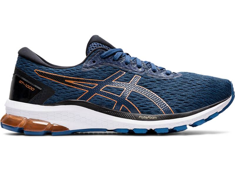 Sapatilhas Running Asics GT-1000 9 Homem Azuis Escuro, 0970A049.122